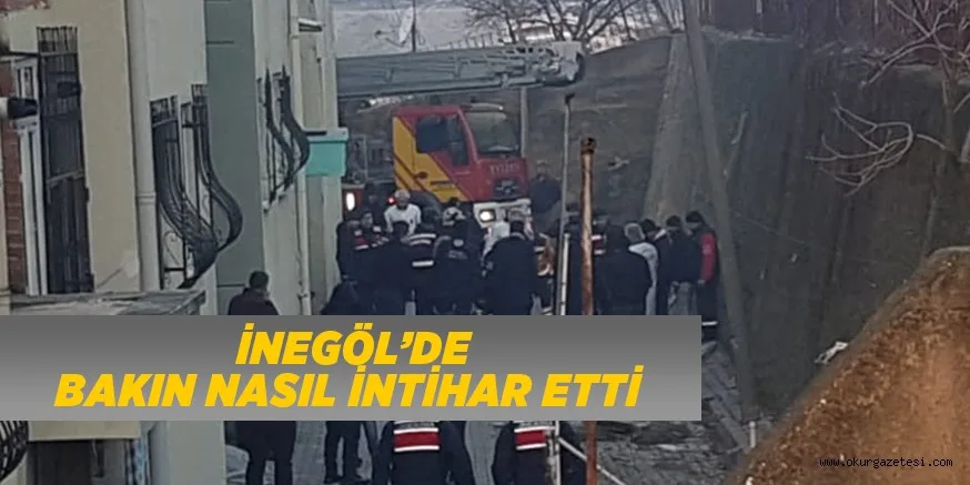 KENDİNİ APARTMAN DUVARINA ASTI