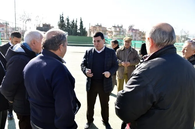 Kent Konseyi Spor Çalışma Grubu Kepezdeki Tesisleri İnceledi