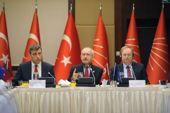 Kılıçdaroğlunun Abye Üye Ülkelerin Büyükelçileri İle Toplantısı Sona Erdi