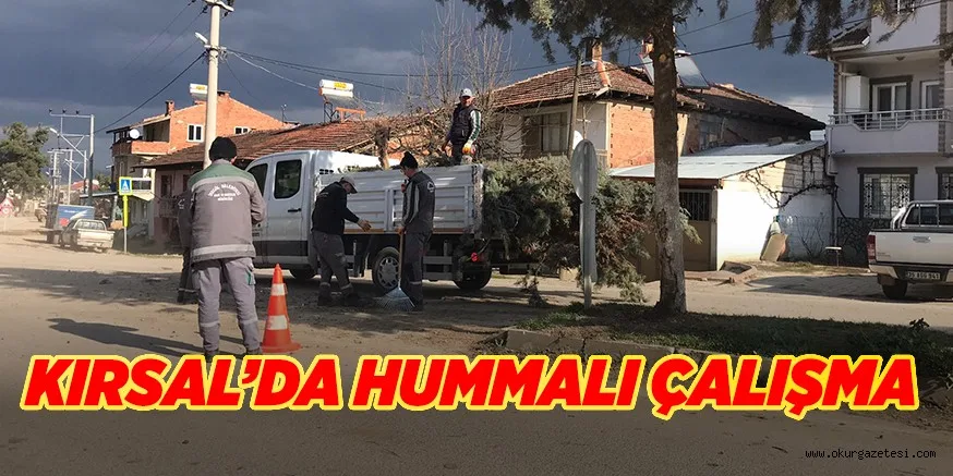KIRSAL’DA HUMMALI ÇALIŞMA