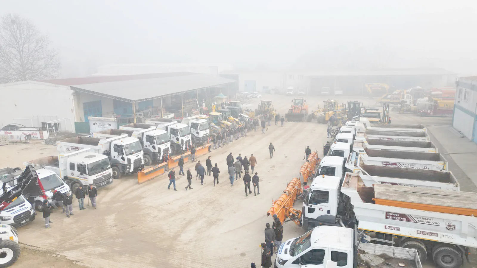 İnegöl Belediyesi kar yağışına hazır
