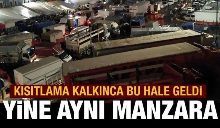 Kısıtlama kalkınca herkes oraya akın etti...