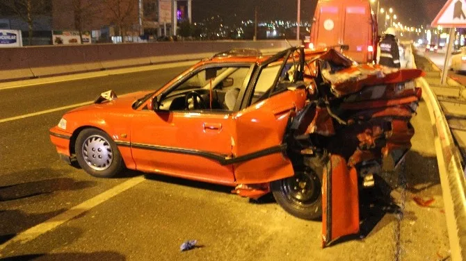 Kocaelide Trafik Kazası: 1 Yaralı