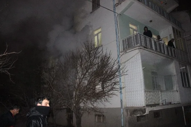 Konyada Korkutan Yangın
