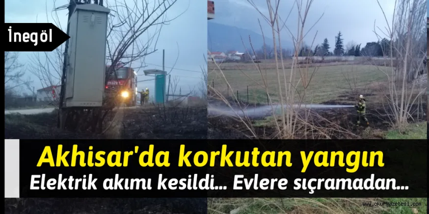 Korkutan yangın...