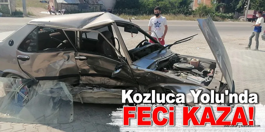 Kozluca Yolu'nda kaza: 1 yaralı