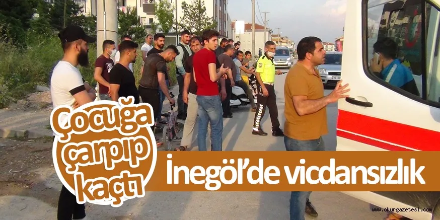 Küçük çocuğa çarpan sürücü, olay yerinden kaçtı
