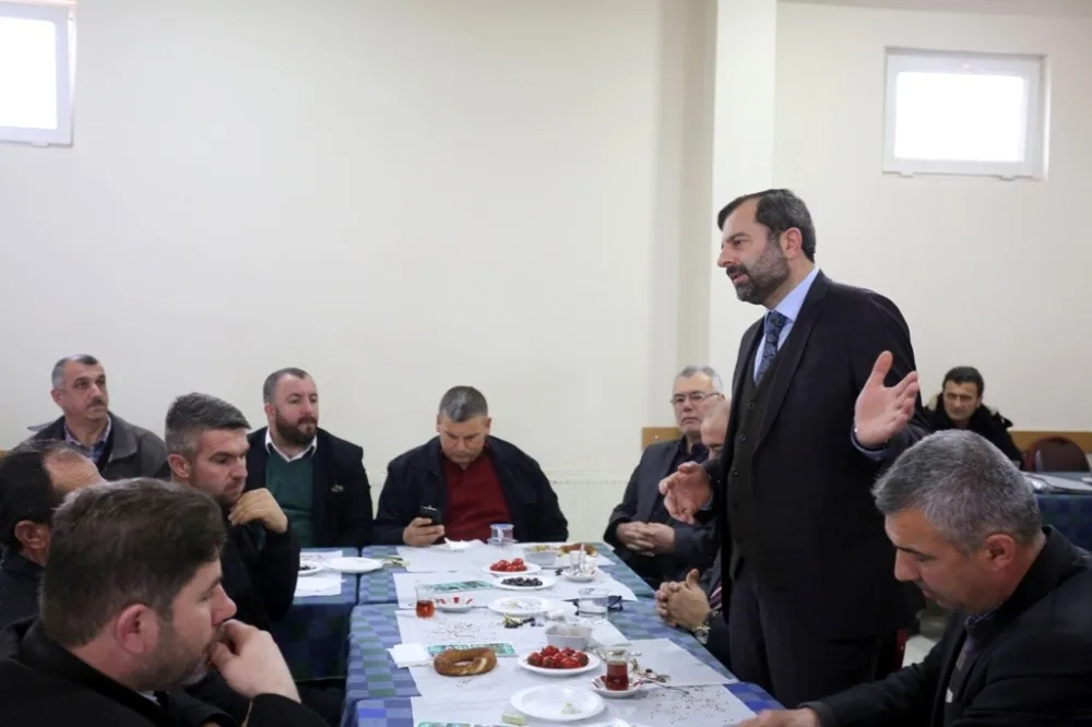 Kumlukalan Esnafı Başkanı Ağırladı