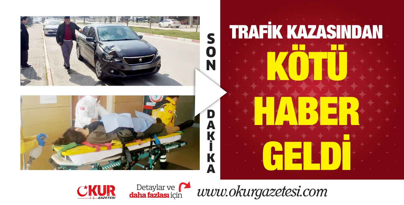 İnegöl'de kaza; 1 ölü