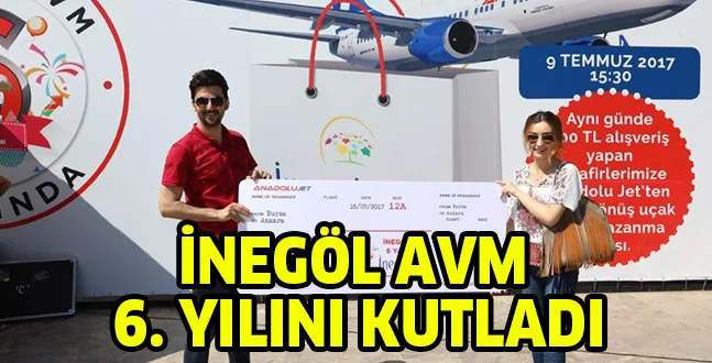 İNEGÖL AVM 6. YILINI KUTLADI