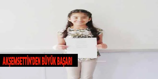 AKŞEMSETTİN'DEN BÜYÜK BAŞARI