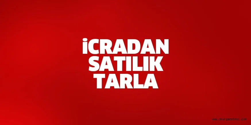MAHKEMEDEN SATILIK TARLA