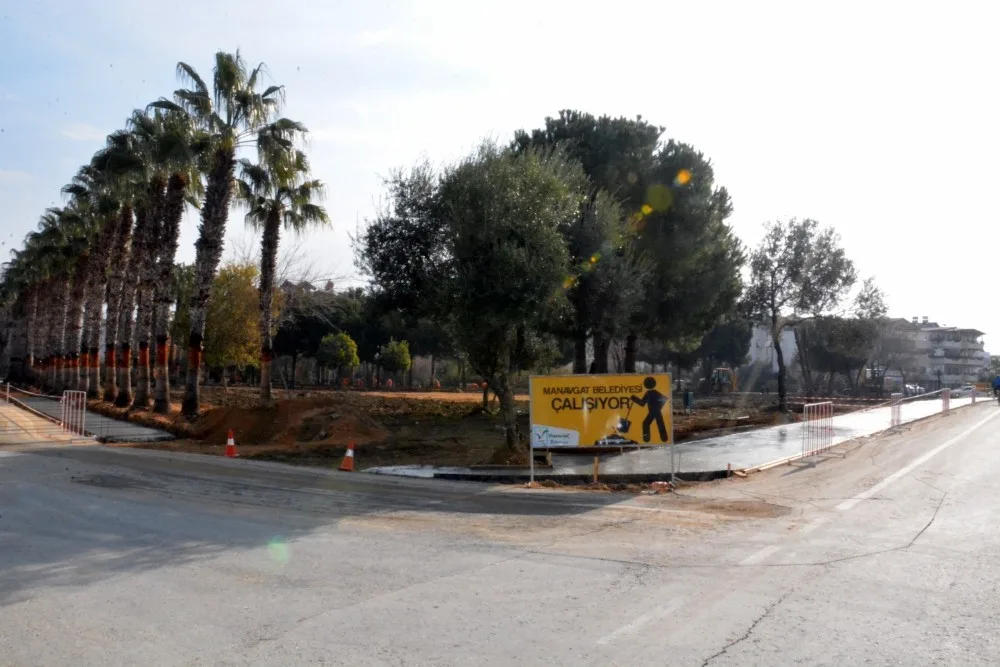 Manavgat Belediyesinden Sidede Park Düzenlemesi
