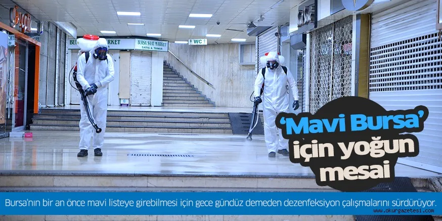 ‘Mavi Bursa’ için yoğun mesai