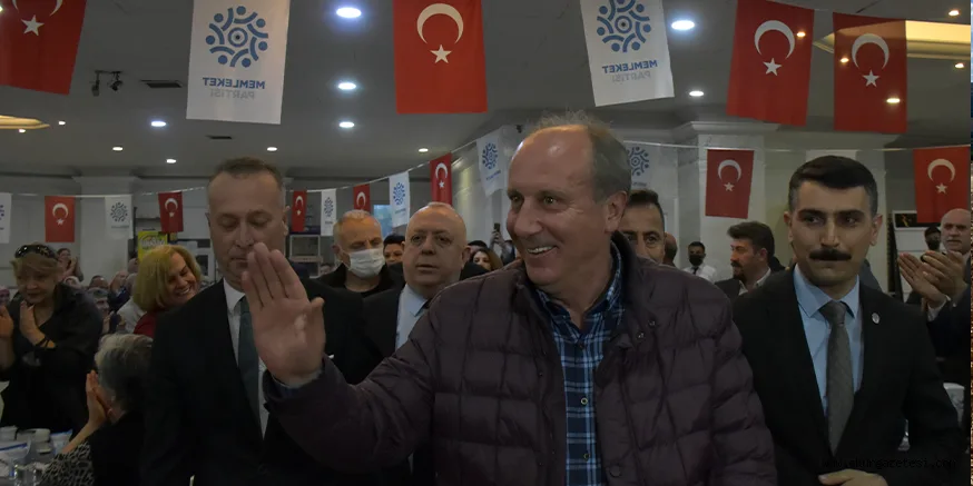 Memleket Partisi Genel Başkanı İnce, Bursa'da iftar programında konuştu: