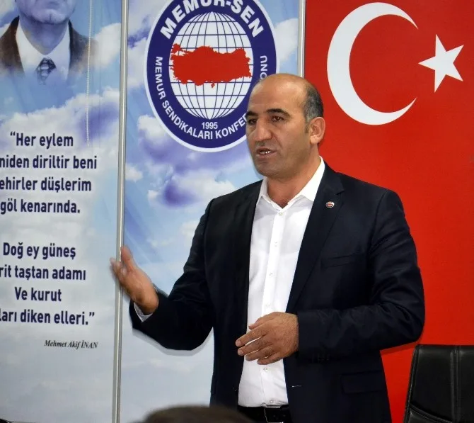Memur Sen Adıyaman İl Temsilcisi Ali Deniz: