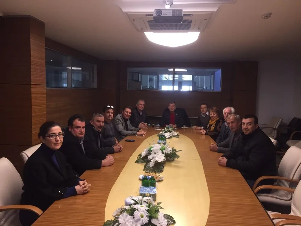 Menemen Muhtarlar Derneğinden Ticaret Odasına Ziyaret