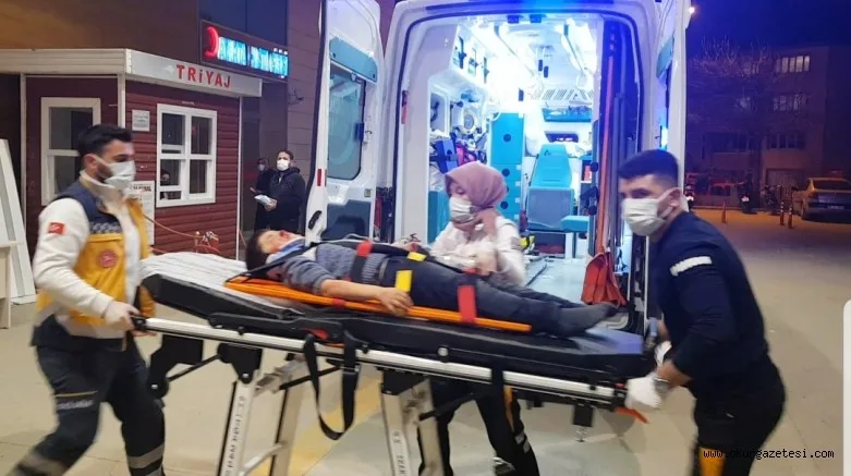 Merdiven boşluğuna düşen çocuk ağır yaralandı