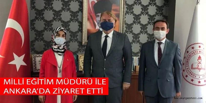 MESLEKİ EĞİTİM GENEL MÜDÜRÜNÜ ZİYARET ETTİLER