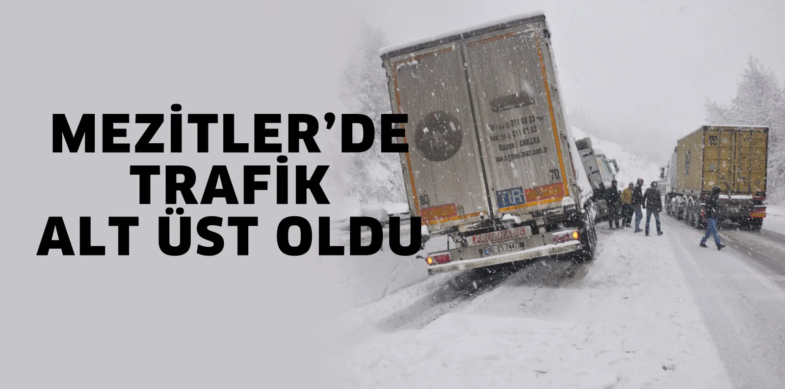 TRAFİK DURMA NOKTASINA GELDİ