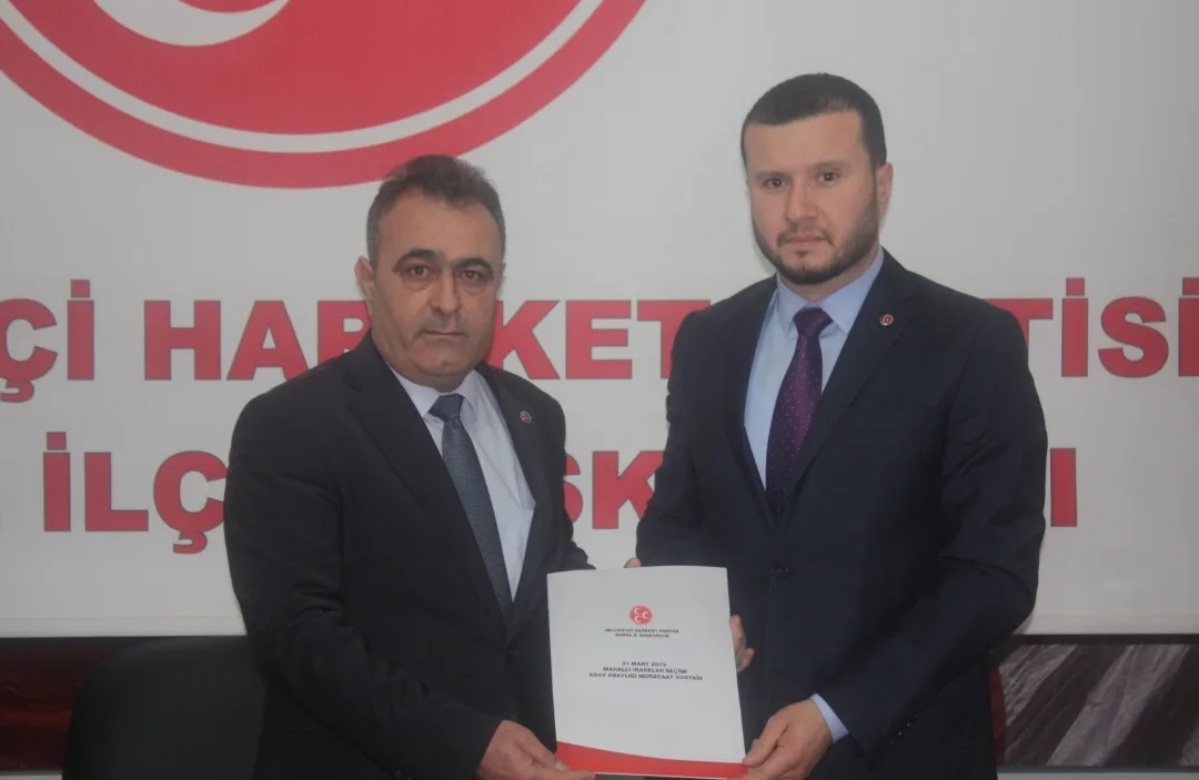 MHP'de İlk aday adayı Uğur Bayram oldu