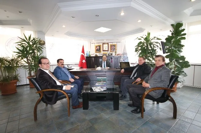 Mhp Ve Chp Yönetiminden Başkan Özaltuna Ziyaret