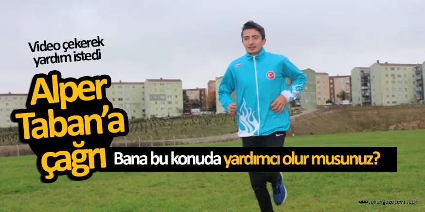MiLLi ATLET’TEN BAŞKAN TABAN’A ÇAĞRI