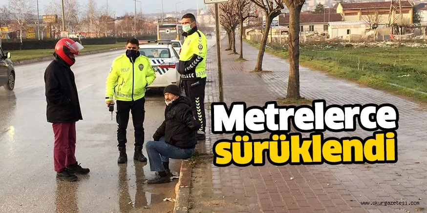 Minibüsün çarptığı elektrikli motosikletin sürücüsü yaralandı