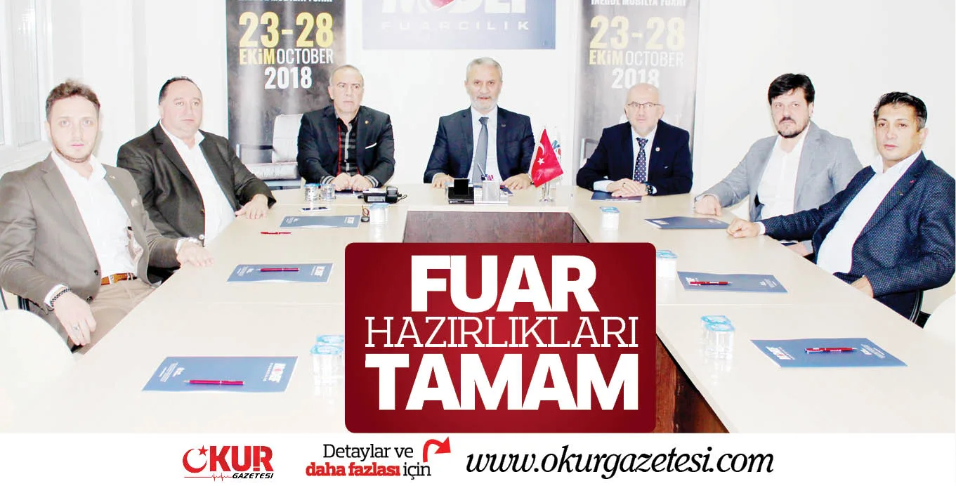 FUAR HAZIRLIKLARI TAMAM