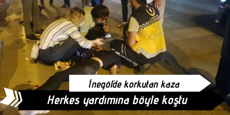 Motosiklet kazasında 1'i ağır 2 kişi yaralandı