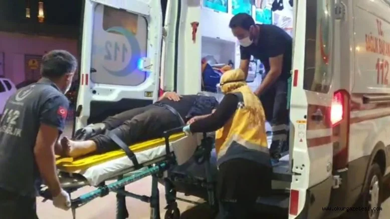 Motosiklet sürücüsü ağır yaralandı