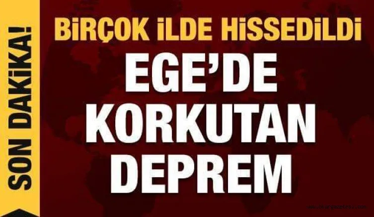 Muğla Marmaris'te korkutan deprem: İzmir, Antalya ve Denizli'de de hissedildi!