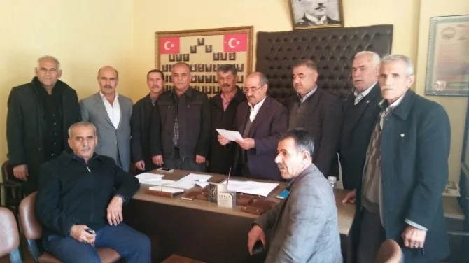 Muhtarlar Ahmet Aydın İçin Açıklama Yaptı
