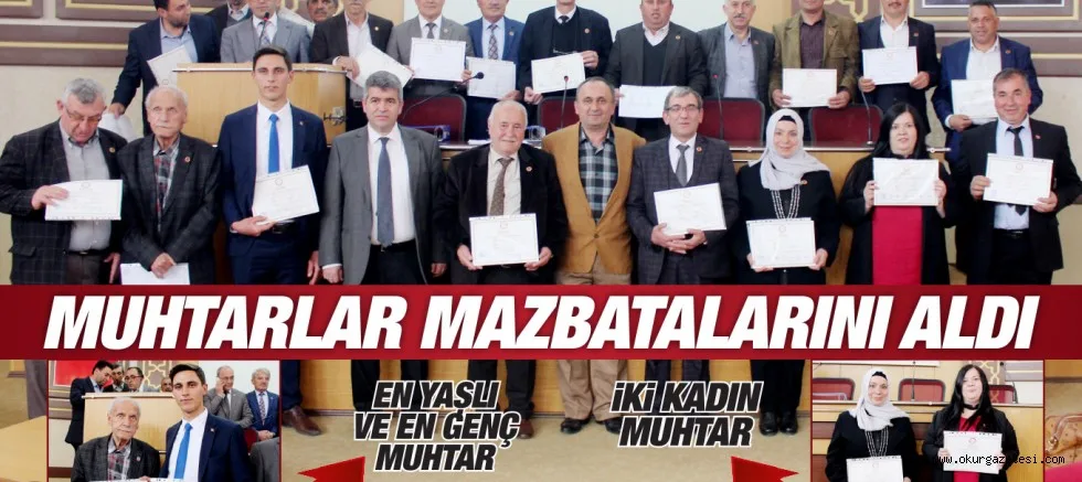 MUHTARLAR MAZBATALARINI ALDI