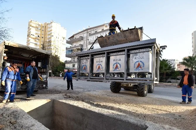 Muratpaşada 2 Bin 270İnci Konteyner Yeraltına Alındı