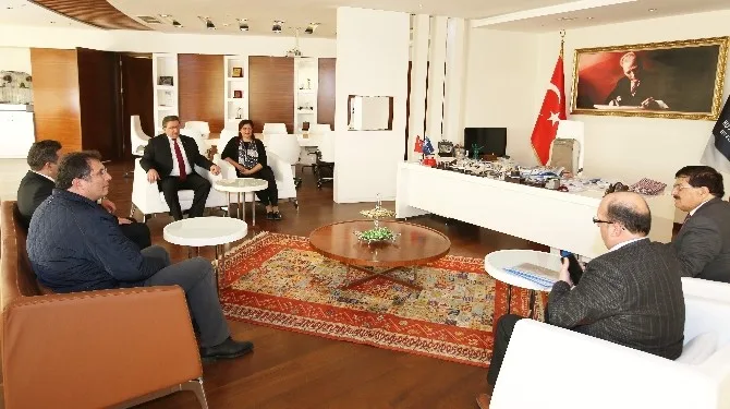 Nazilli Ticaret Odasından Başkan Çerçioğluna Ziyaret