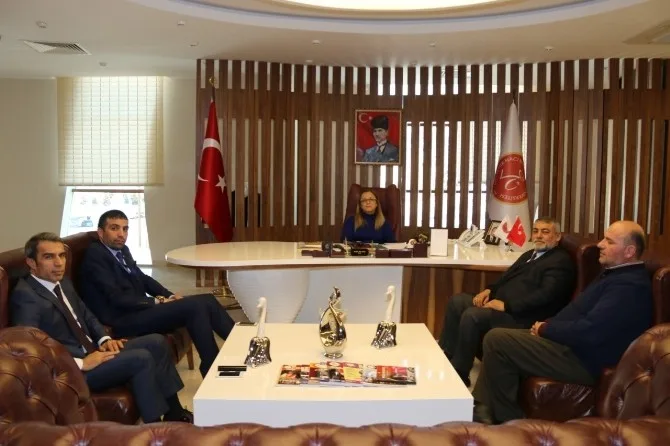 Nevşehirliler Federasyonu Başkanı Mustafa Şenden Rektör Kılıça Ziyaret