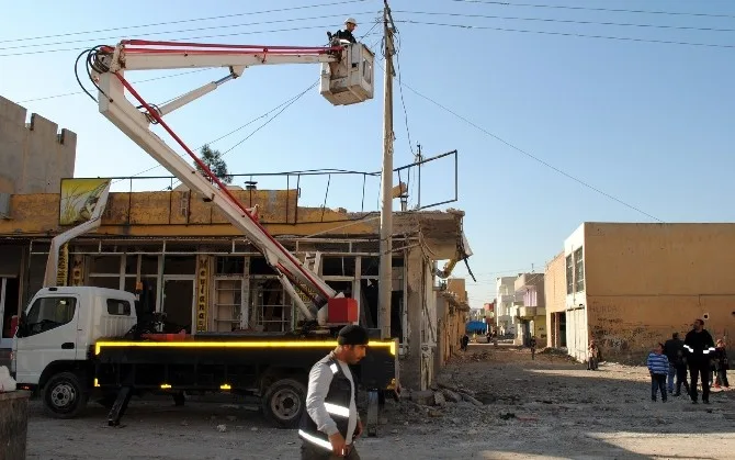 Nusaybinde Elektrik Şebekesi Normale Dönüyor