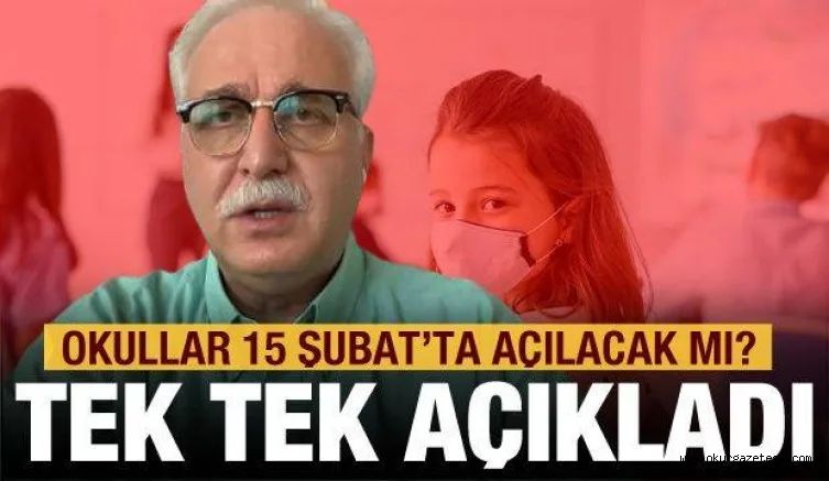 Okullar açılacak mı? Bilim Kurulu Üyesi Prof. Dr. Tevfik Özlü'den son dakika açıklaması