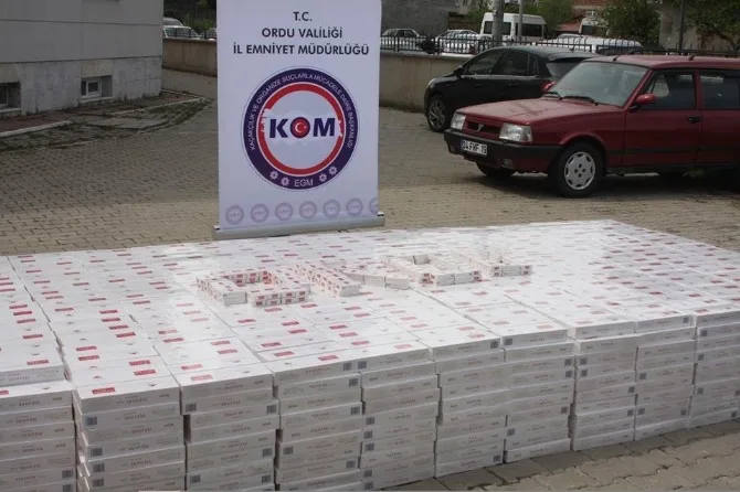 Orduda Kaçak Sigara Operasyonu
