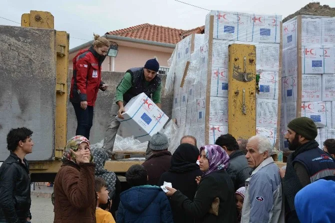 Ortacada Suriyeli Ailelere Yardım Eli