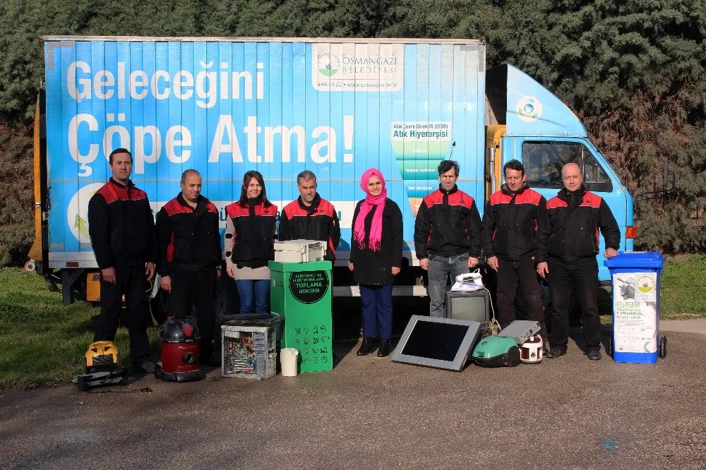 Osmangazide 87 Bin Kilo Elektronik Atık Toplandı