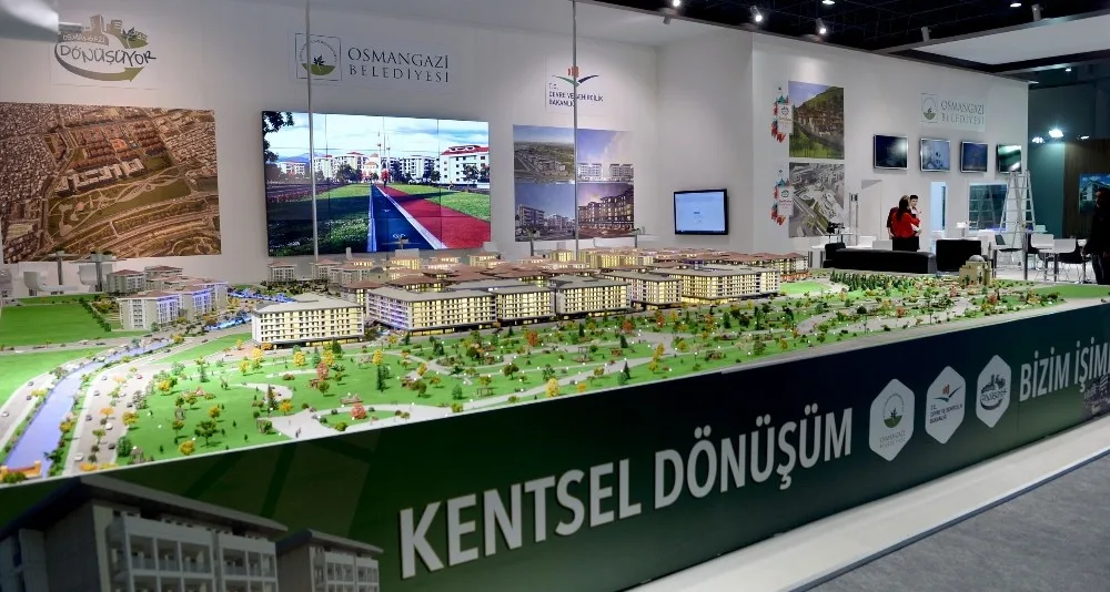 Osmangazinin Kentsel Dönüşüm Projeleri Fuarda