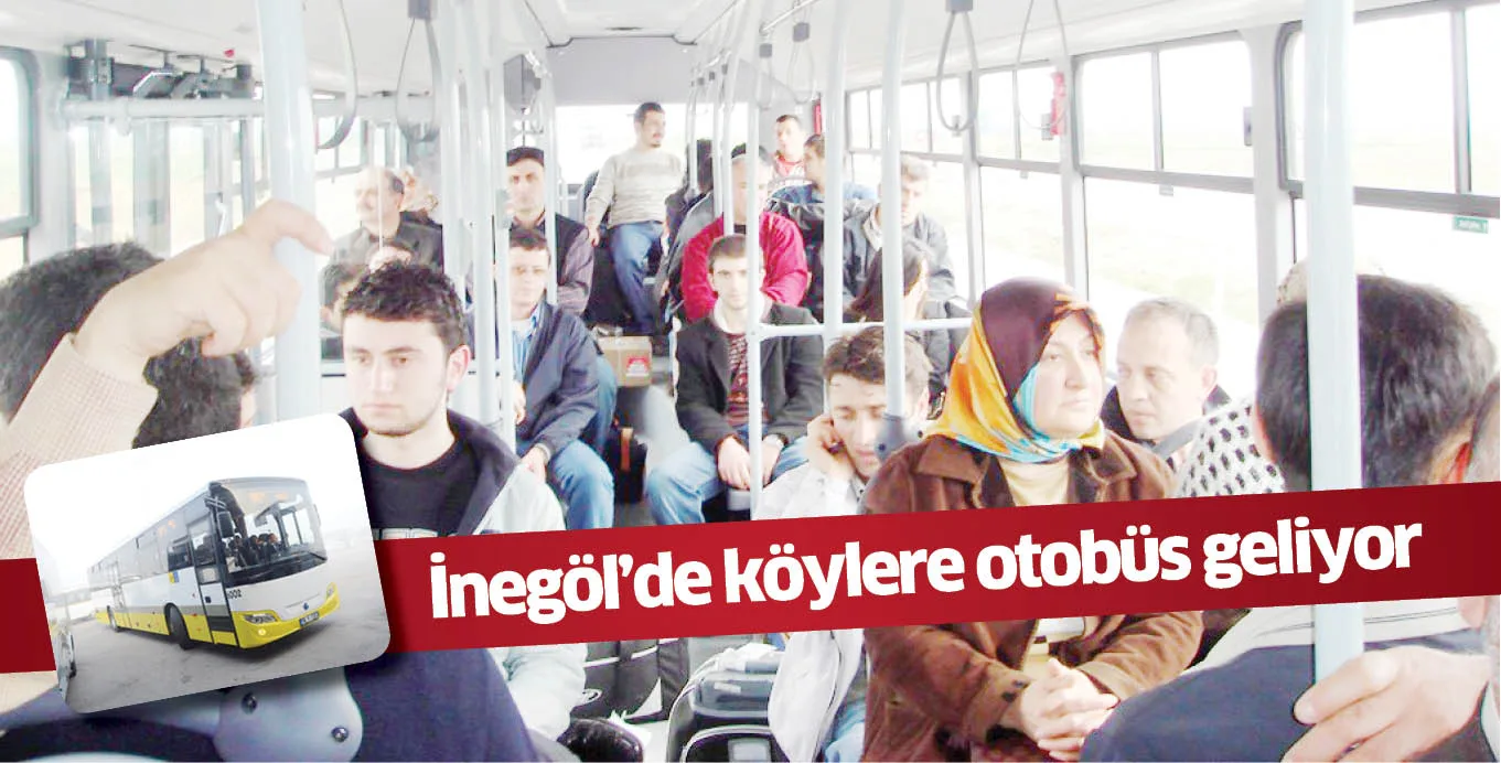 İnegöl'de köylere otobüs geliyor