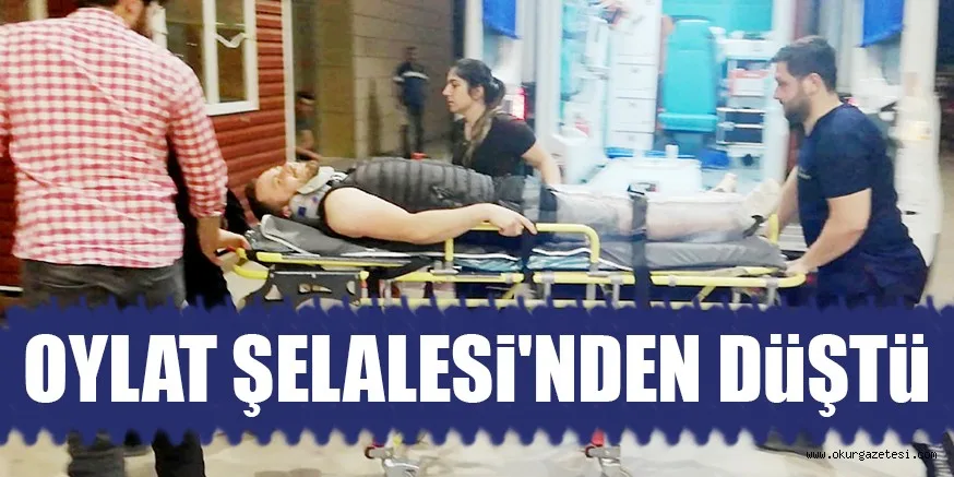 OYLAT ŞELALESi'NDEN DüŞTü