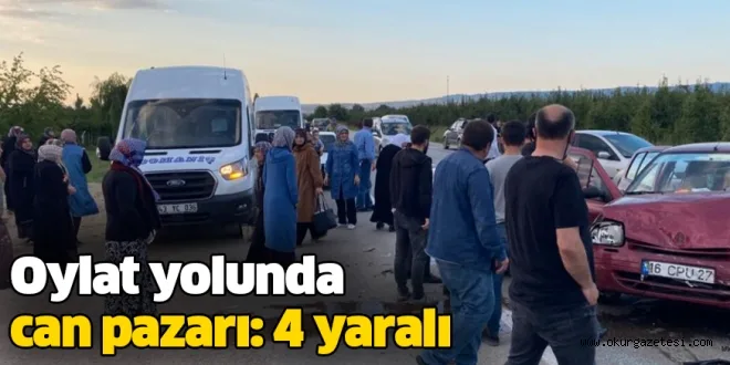 Oylat yolunda can pazarı: 4 yaralı
