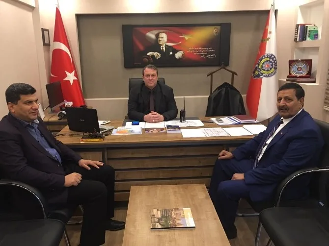 Özyavuzdan Yeni İlçe Emniyet Müdürü Şene Ziyaret