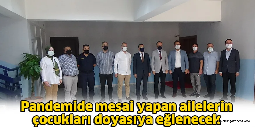 Pandemide mesai yapan ailelerin çocukları doyasıya eğlenecek