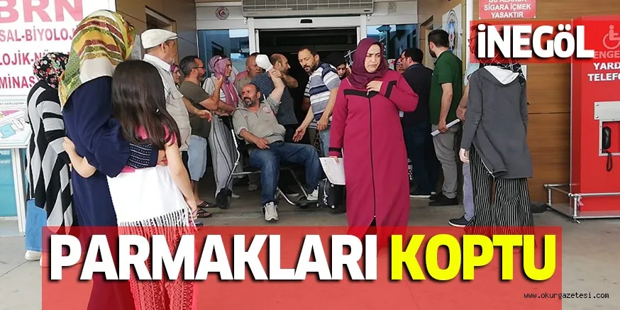 PARMAKLARI KOPTU