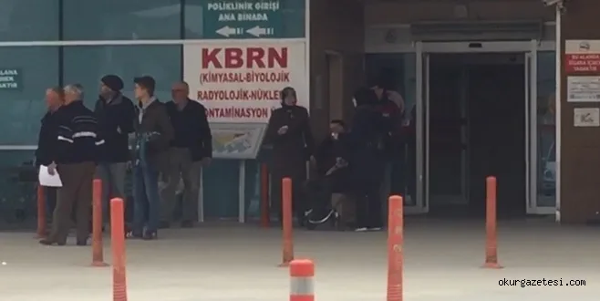 Patlayan lastik 2 kişiyi yaraladı